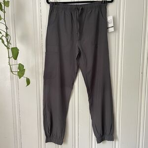 Hey Medical Uniform Women Gray Medical Scrub Stretch Jogger Pants Size M NWT